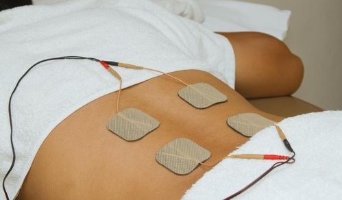 فیزیوتراپی با دستگاه تنس یا همان الکتروتراپی