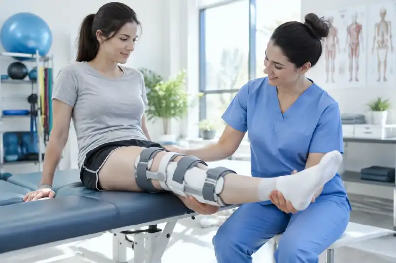 خدمات فیزیوتراپی بعد از شکستگی در منزل